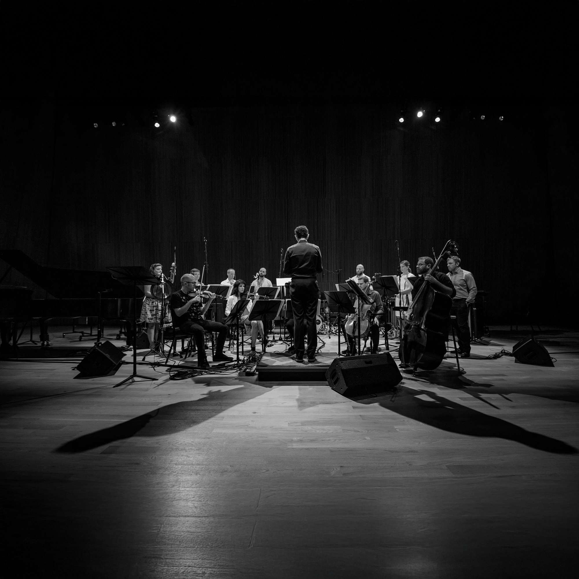 Alarm Will Sound ensemble portrait. Photo: Thomas Fichter.
